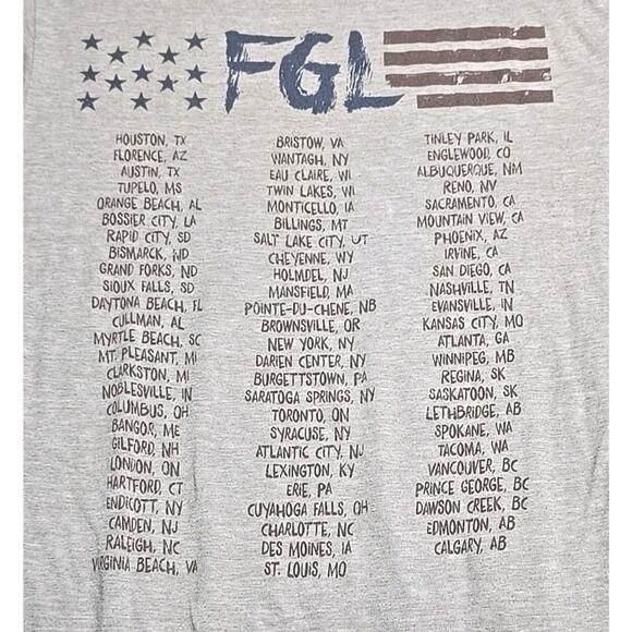 Florida Gorgia Line FGL Tour T-shirt Size Small U305-3 - Picture 6 of 6